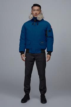 Chamarras Canada Goose Hombre Mexico - Chilliwack Chaqueta De Bombardero Azules Oscuro JG5874912